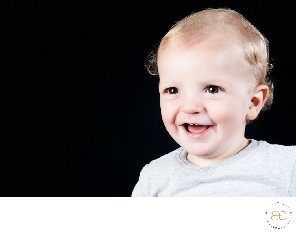 Glimmer of Happiness: Baby's Radiant Smile