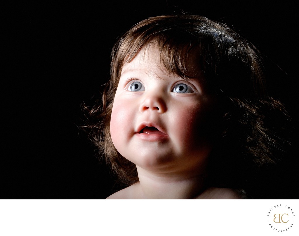 Award-Winning Portrait: Baby’s Wonderous Gaze