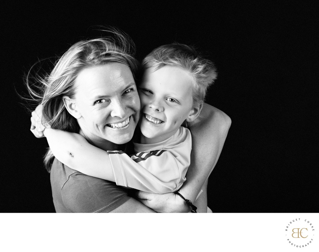 Johannesburg Mother Son Portrait – Radiant Embrace