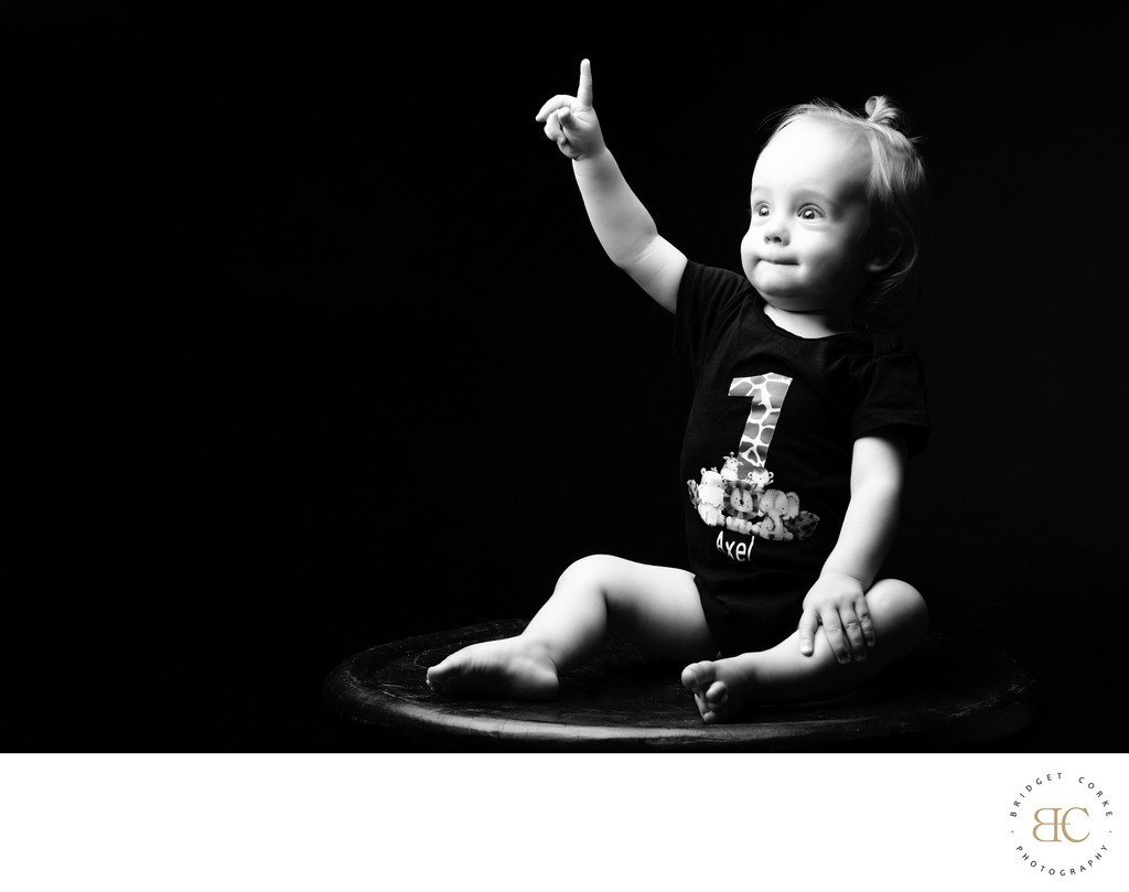 Baby milestone portrait in Johannesburg