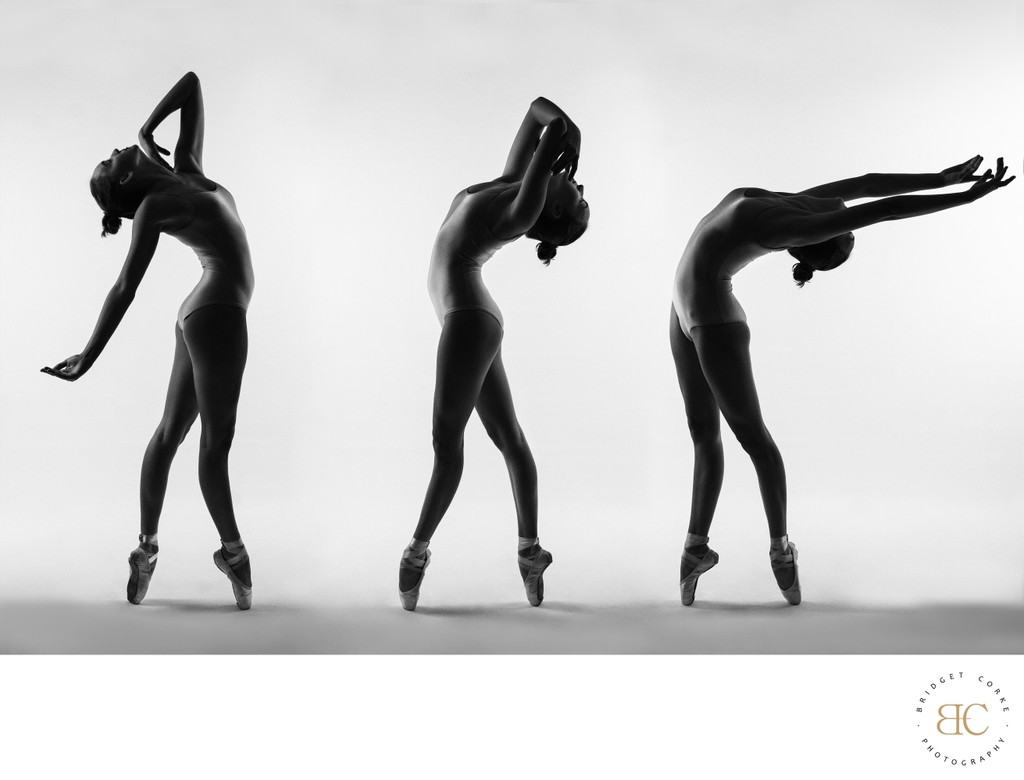 Movement in light portrait Johannesburg triptych study