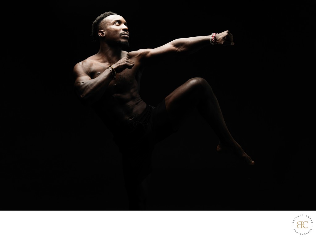 Movement portrait Johannesburg dynamic martial form