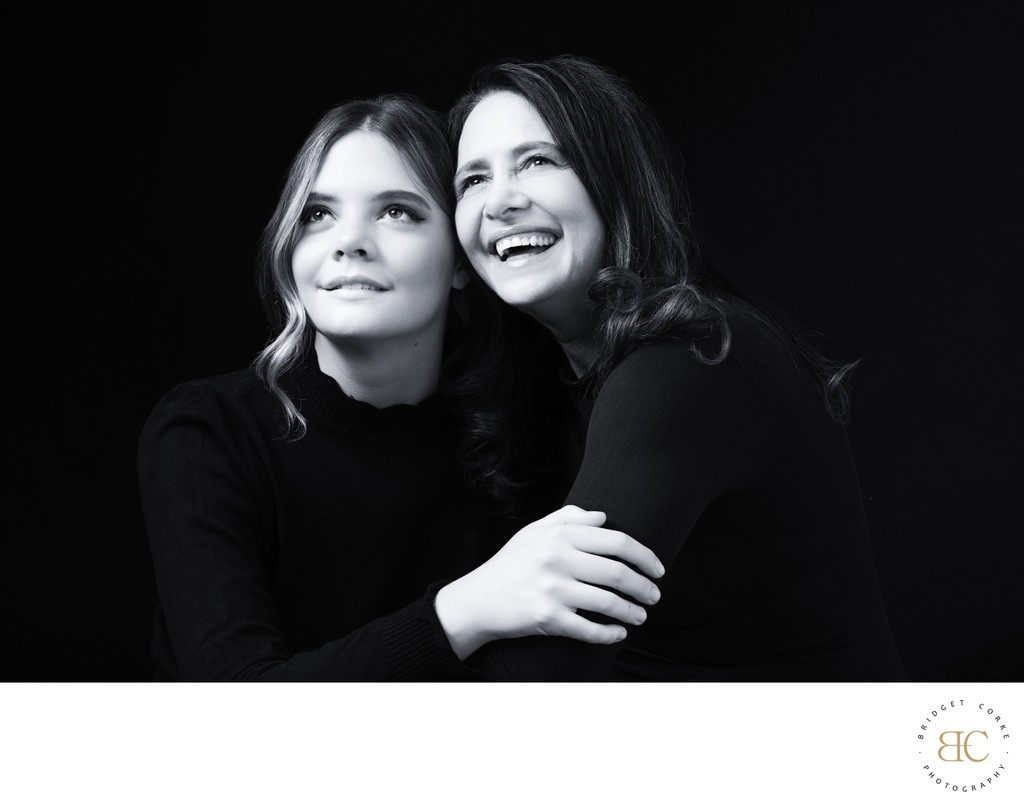 Mother and daughter in quiet closeness