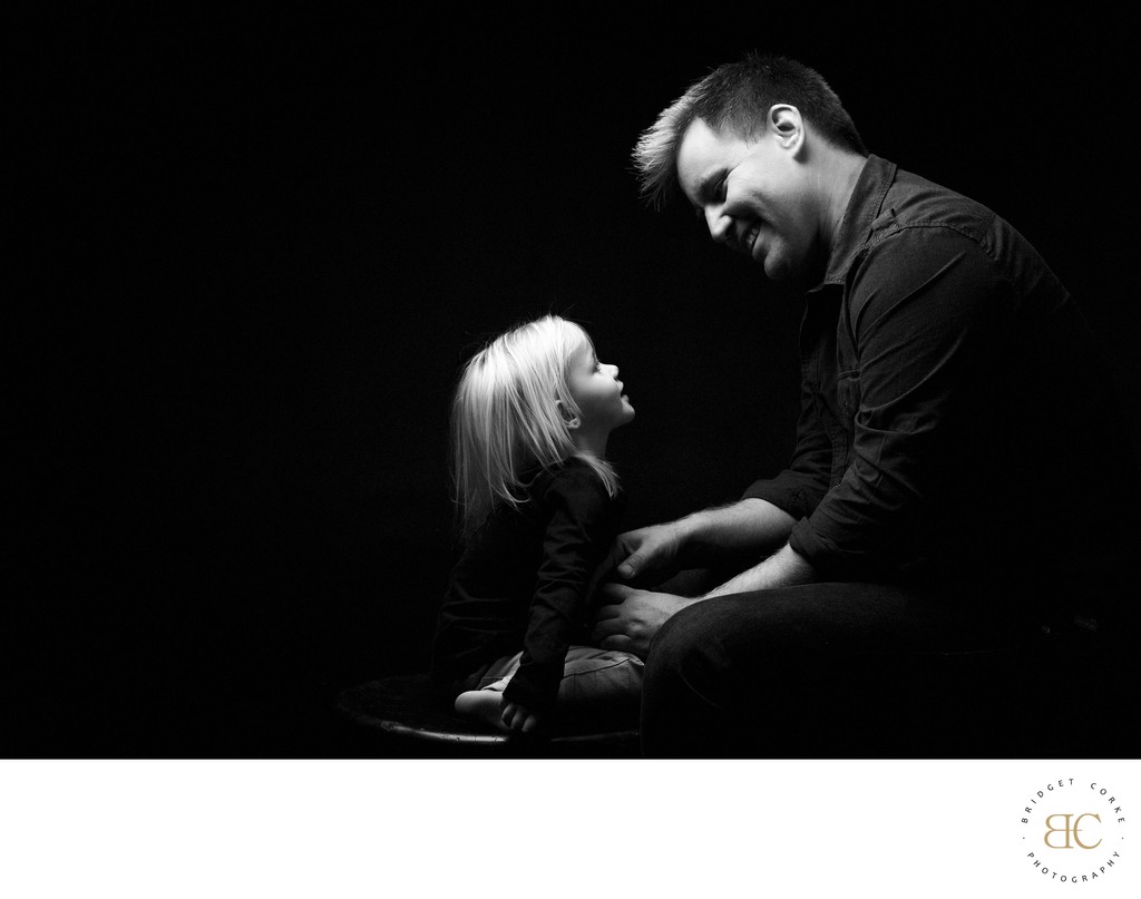Father and Daughter Silhouette