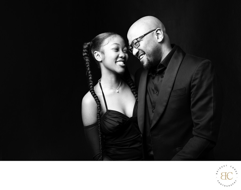Father and Teen Daughter Portrait