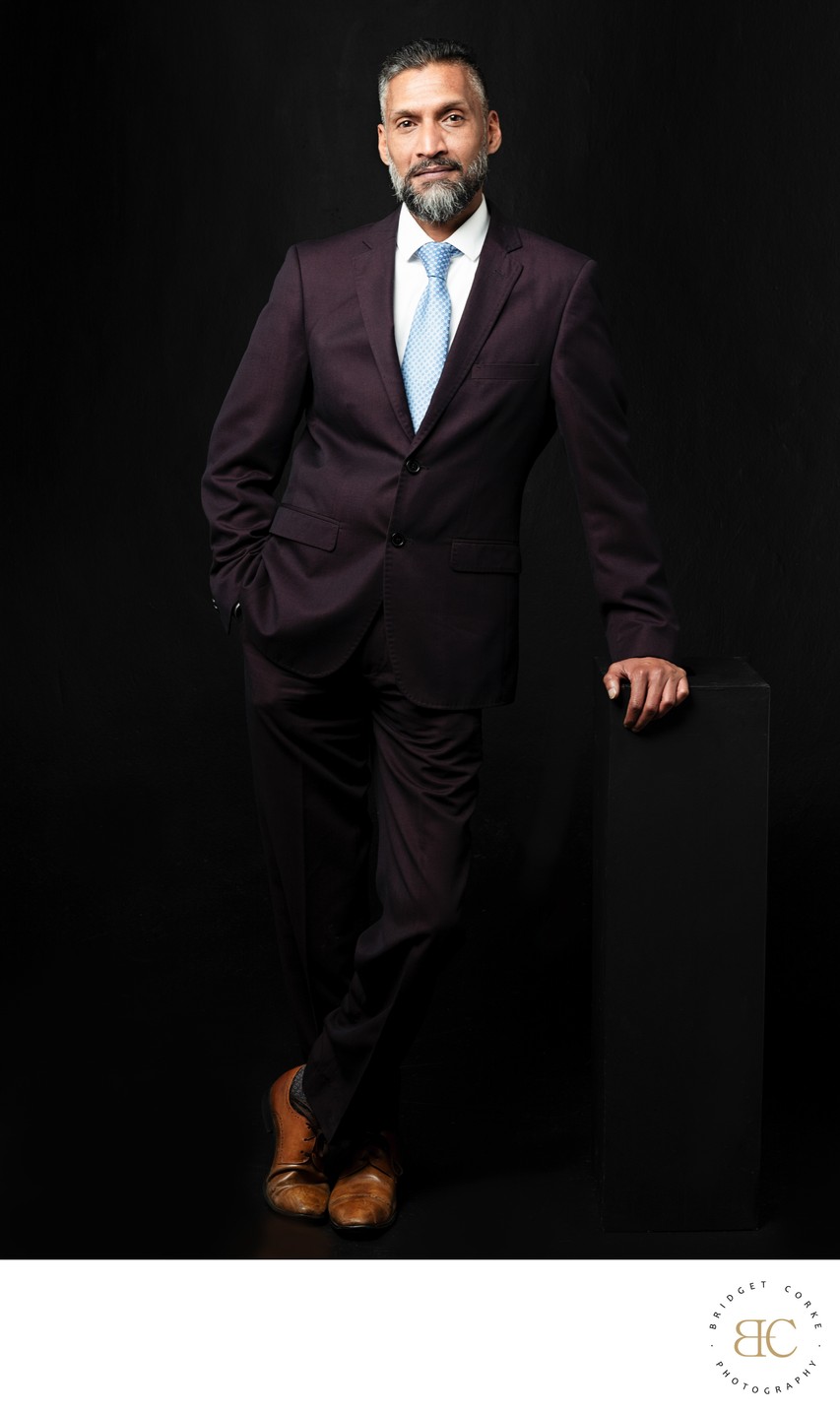 Full-Length Professional Portrait of a Man in a Suit