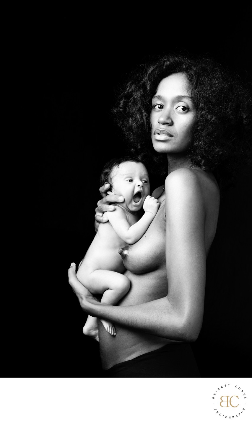 Mother and Newborn Portrait