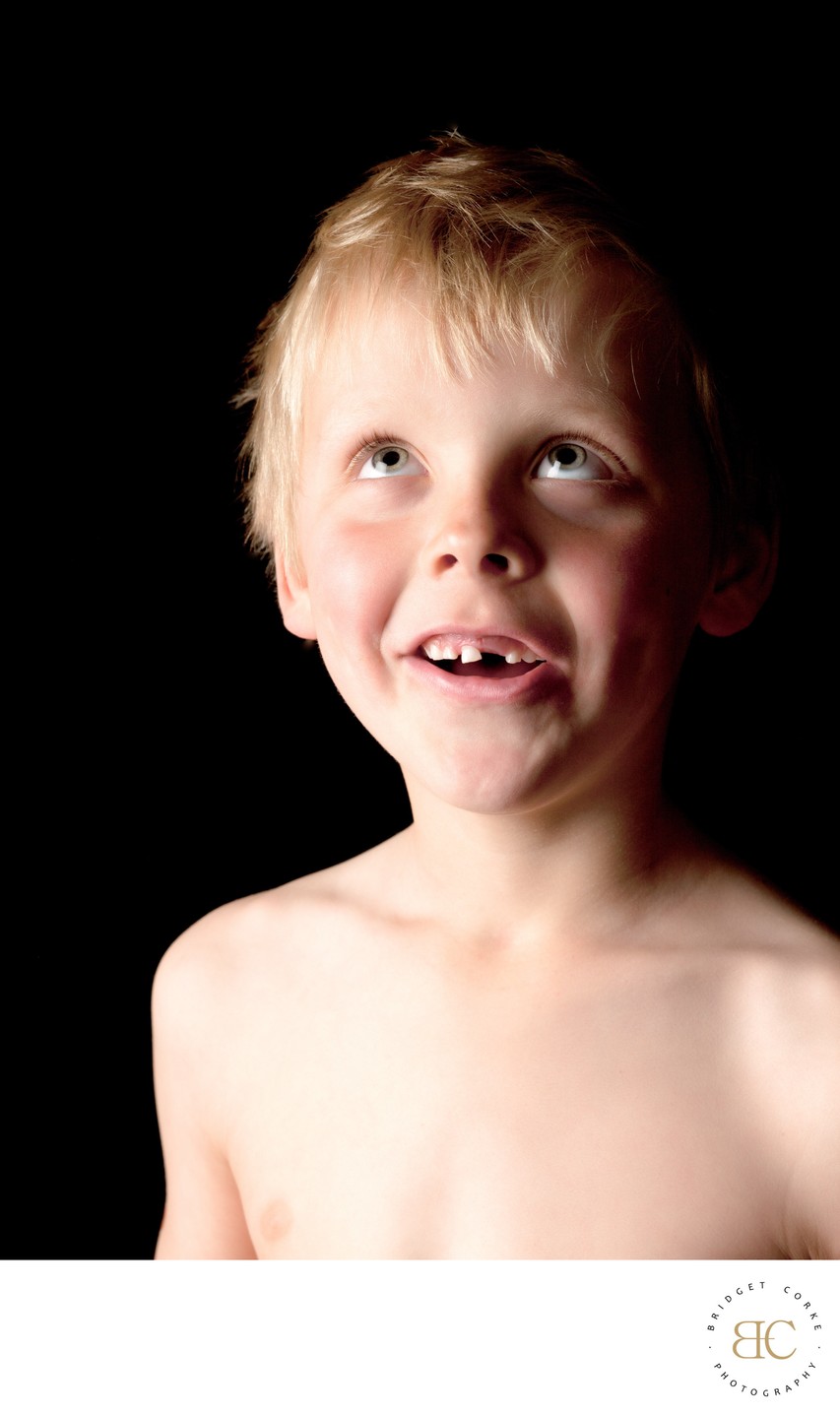 Gleeful Glance: Award-Winning Child Portrait