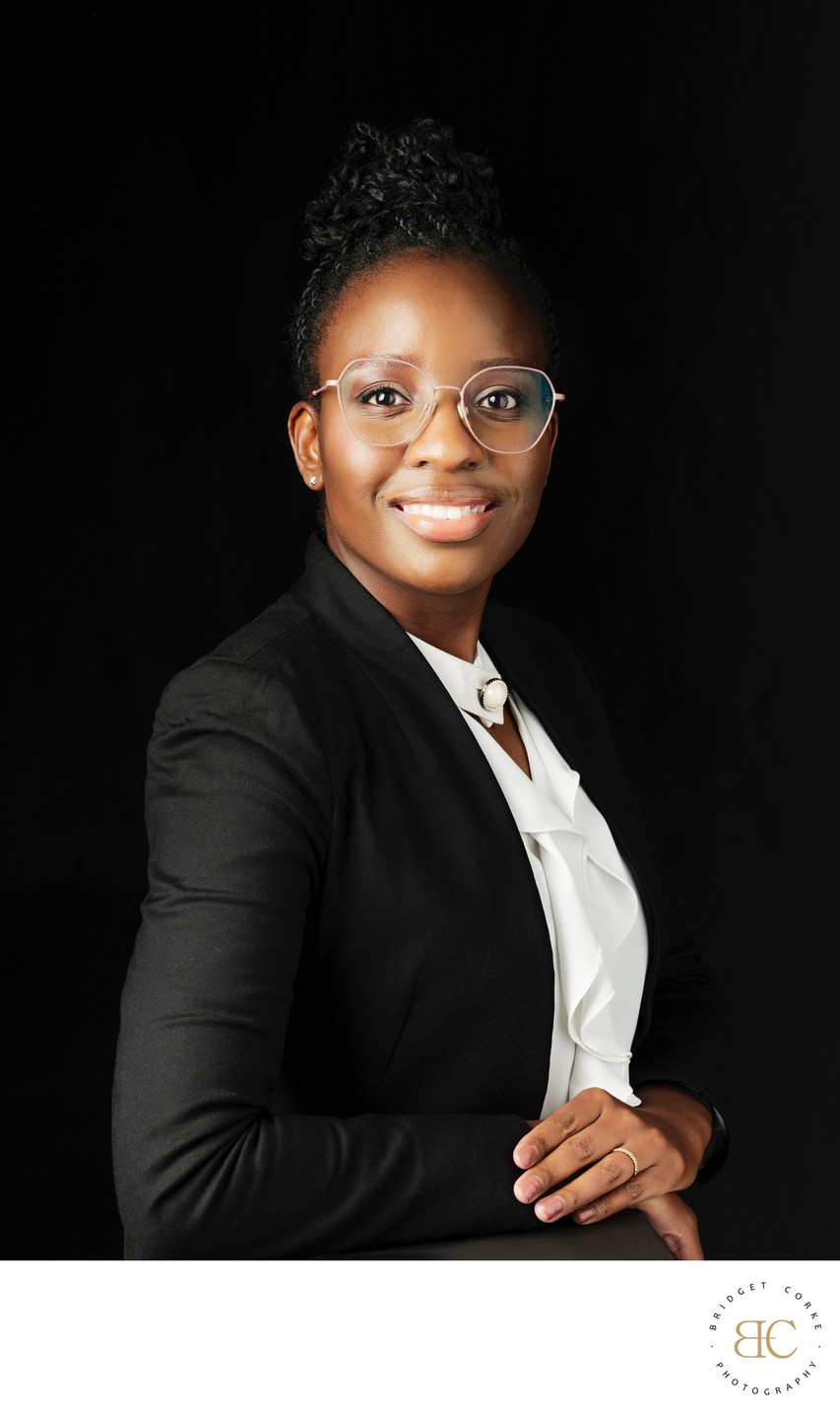 Confident Professional with Elegant Glasses