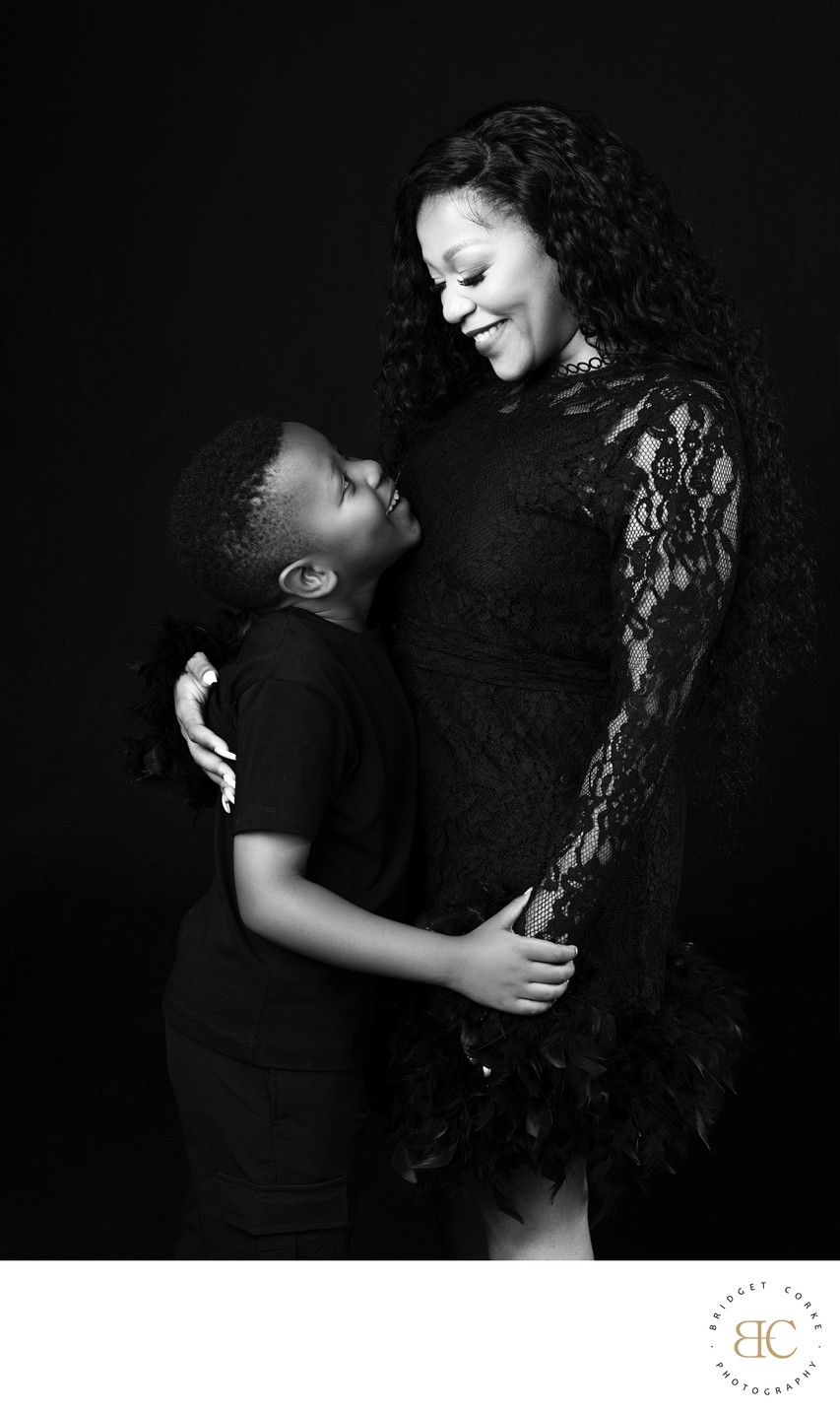 Loving Gaze Between Mother and Son