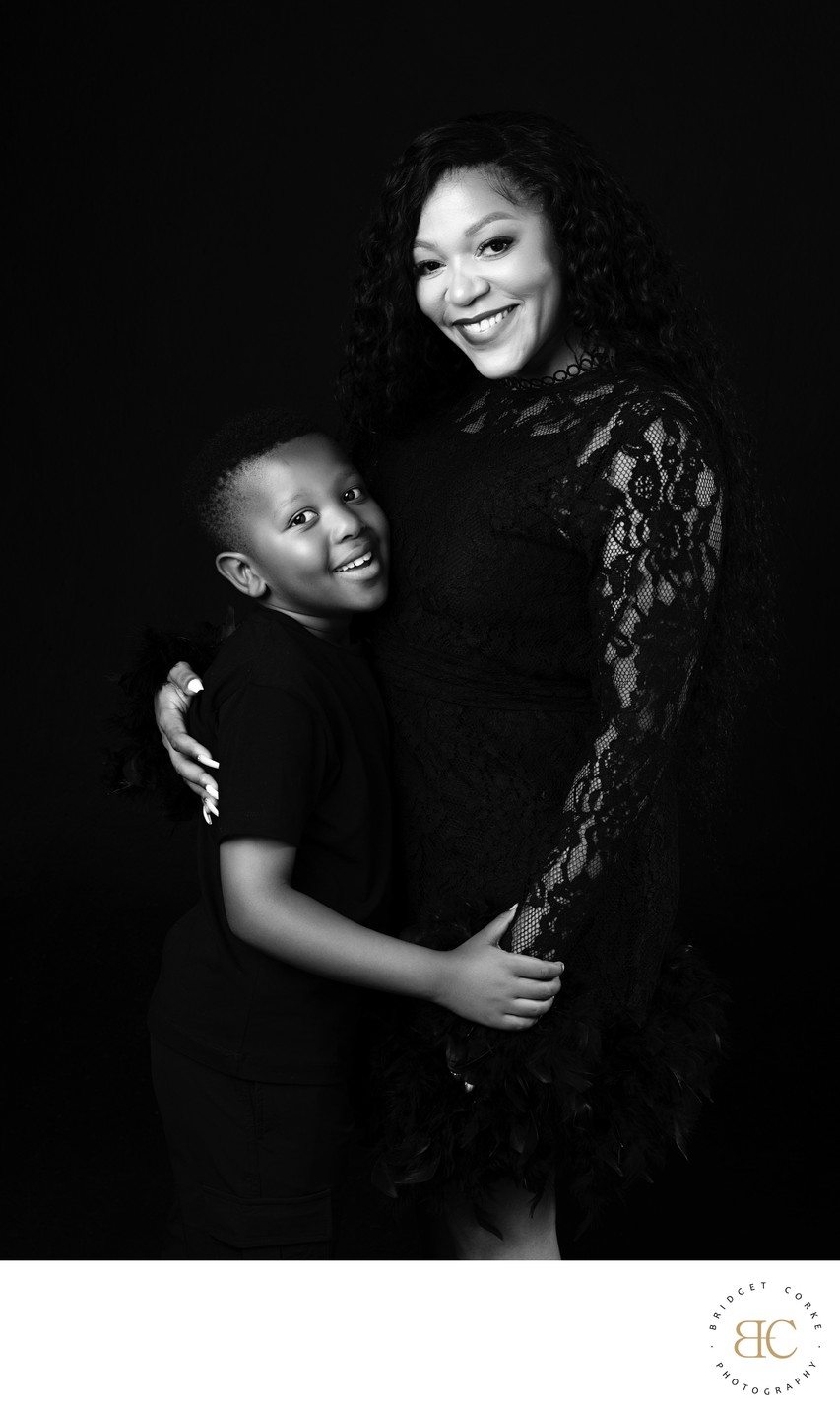 Proud Mother and Beaming Son