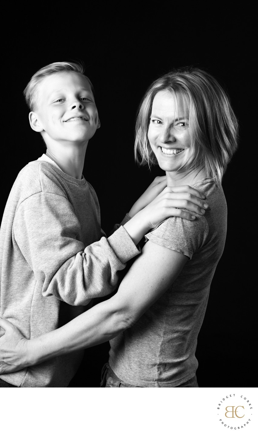 Johannesburg Mother Son Portrait – Confident Teen
