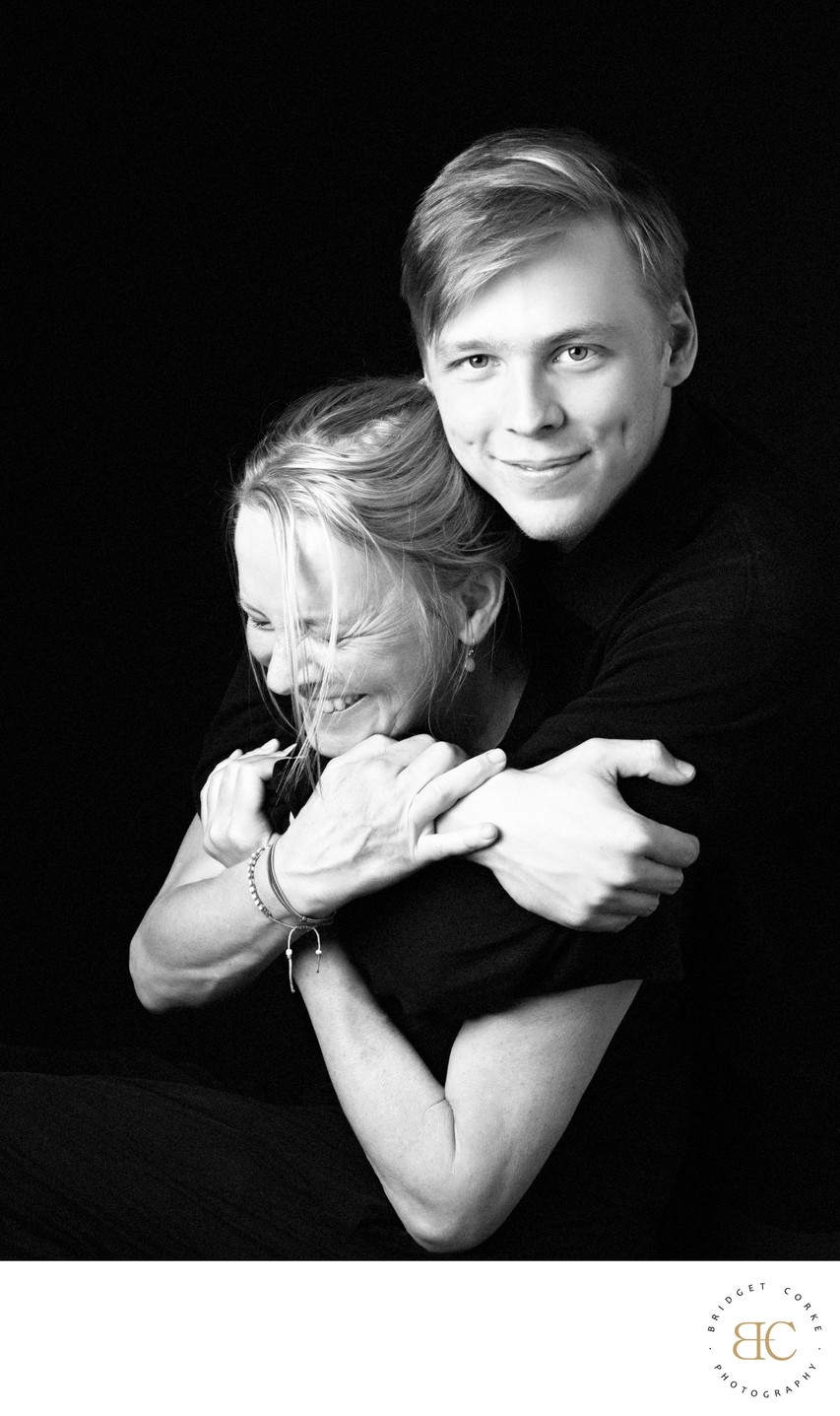 Johannesburg Mother Son Portrait – Joyful Embrace