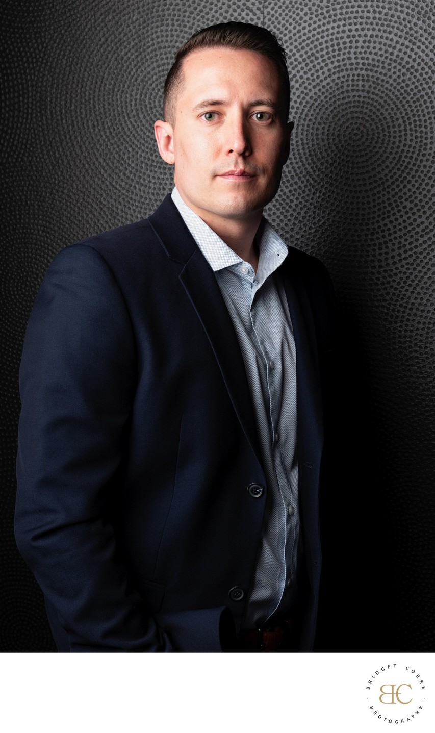 Confident business executive headshot Johannesburg