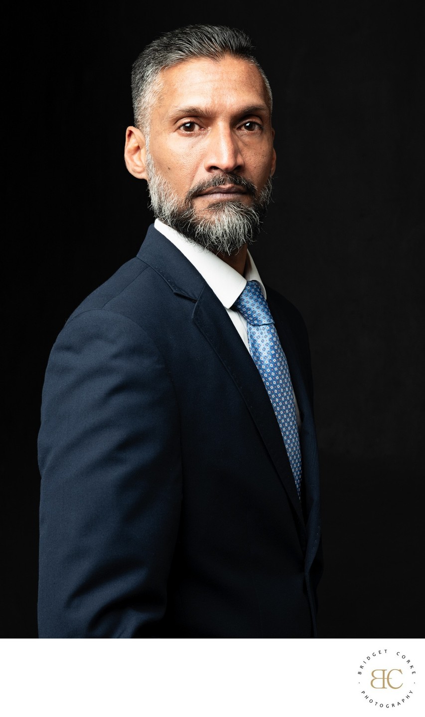 Business leadership headshot Johannesburg studio