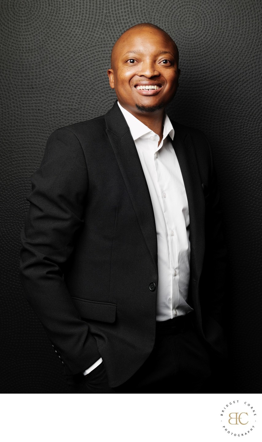 Studio portrait for executive business profile Johannesburg