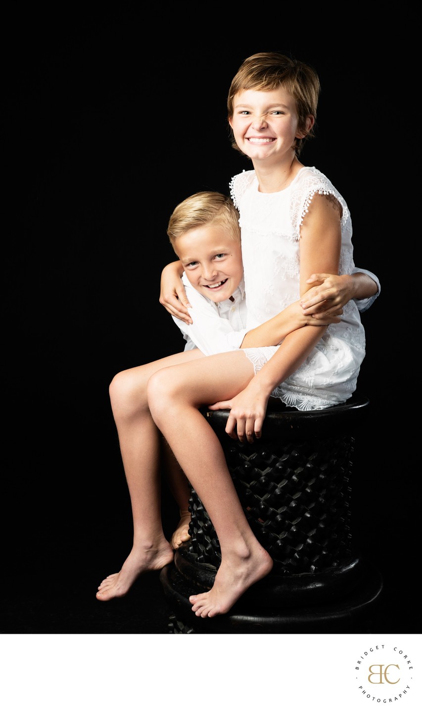 Sibling portrait in Johannesburg | shared warmth