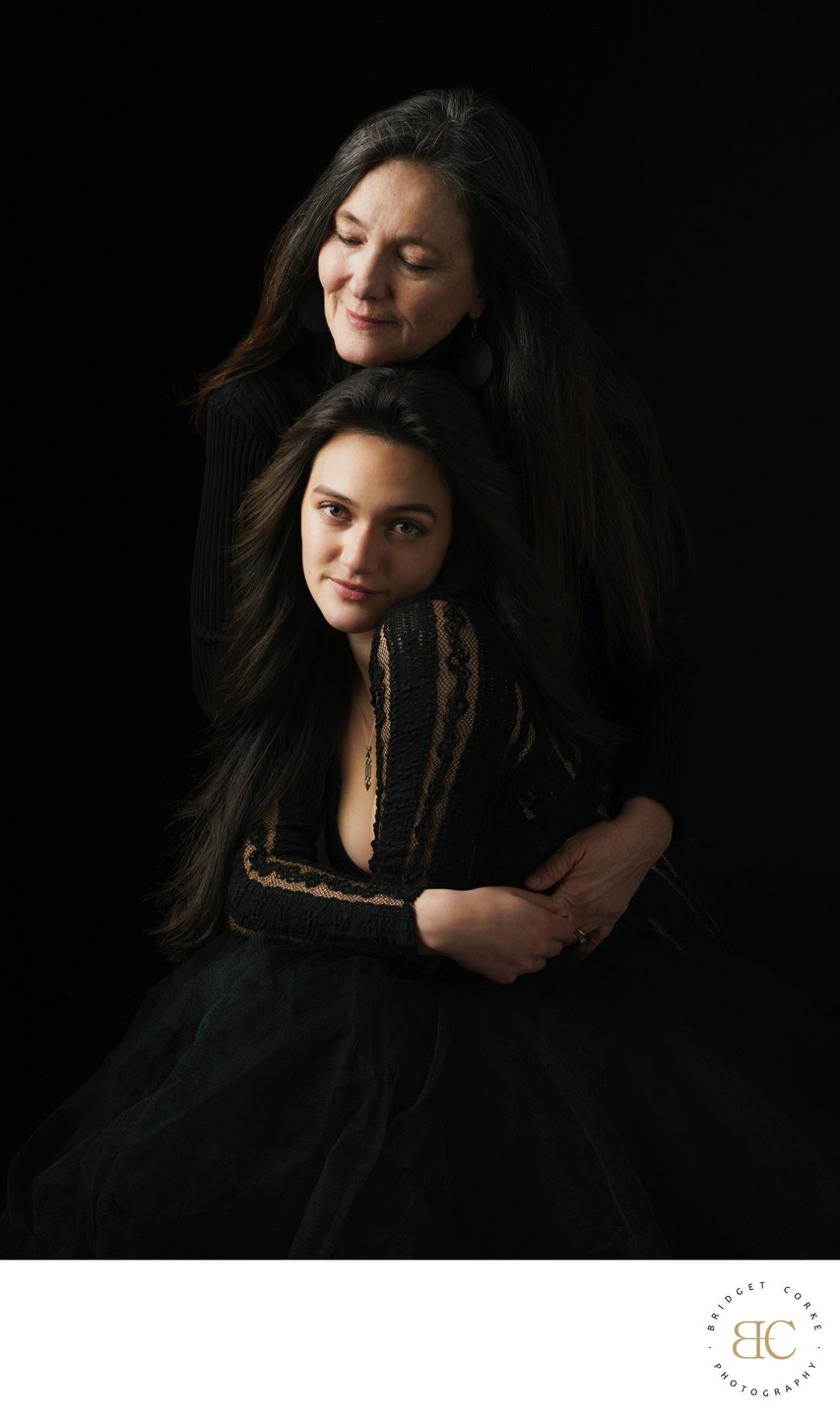 Mother and daughter held in quiet