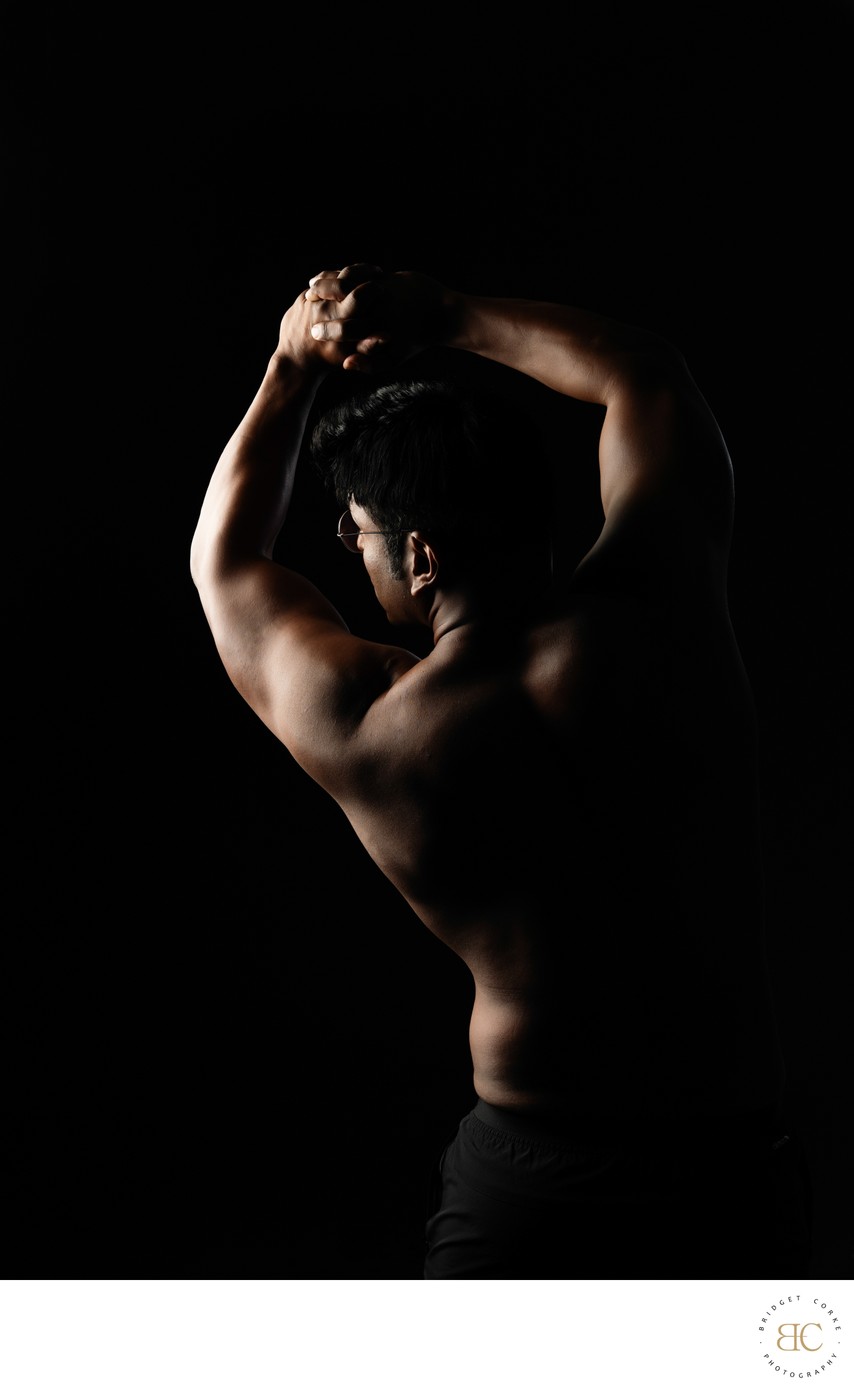 Movement portrait Johannesburg sculptural male form