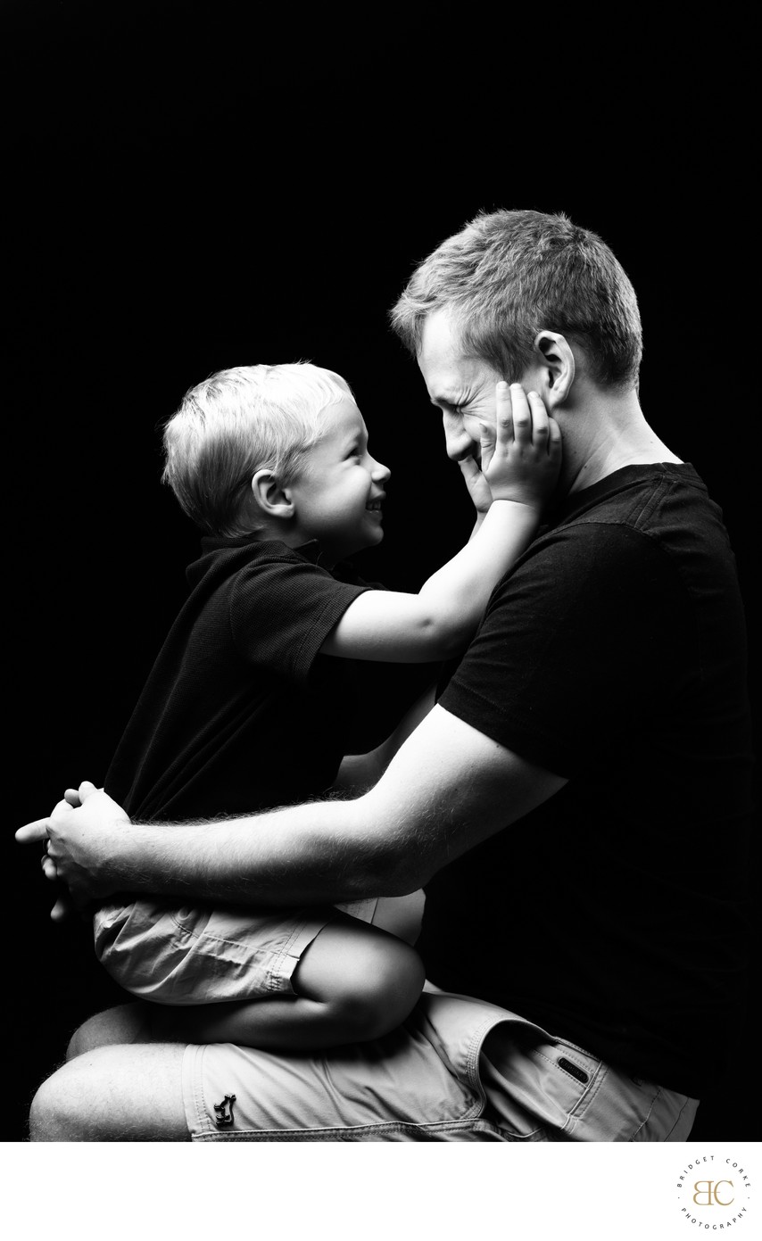Father and Son Connection Portrait