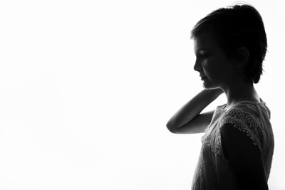 Silhouette Girl Portrait Study