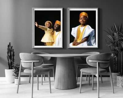 Nigerian Children Framed Photos