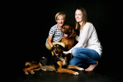 Family Dog Photoshoot
