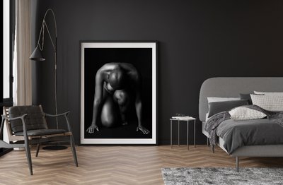 Nude Portrait Framed