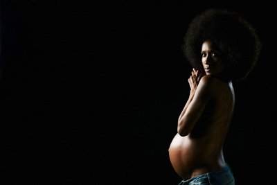 Semi-Nude Maternity Photography