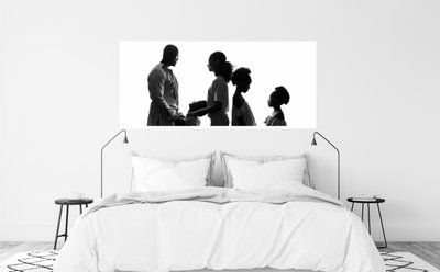 Modern Family Canvas Photo