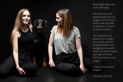 Engaging Dog Photographer Client Review