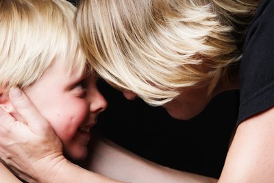 Mother and Child Sharing Tender Moment