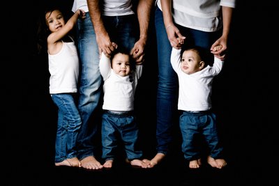 Family Unity: Hands and Feet Portrait