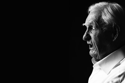 Dramatic Award-Winning Profile of an Old Man