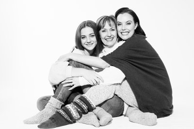 Cosy Three-Generations Family Portrait