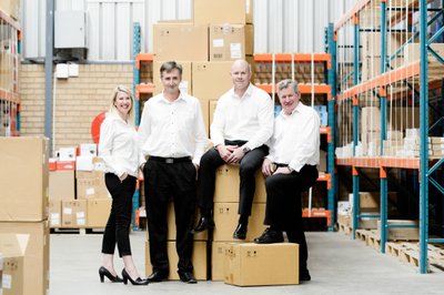 Warehouse Team Corporate Portrait