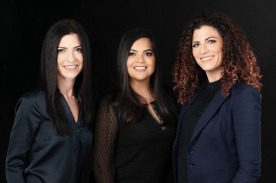 Dynamic Women’s Team Portrait