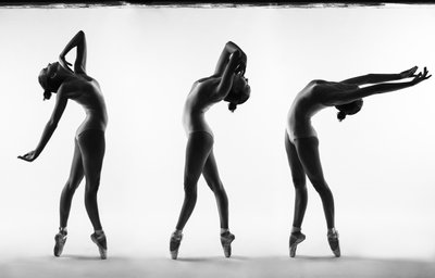 Triple Elegance: Award-Winning Ballet Poses in Motion