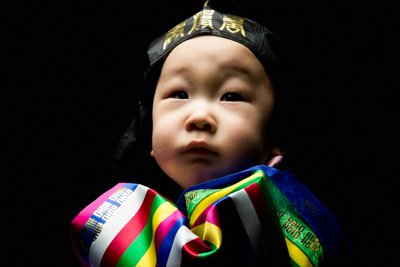 Cultural Pride: Baby in Traditional Attire