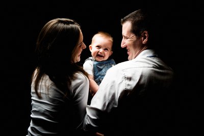 Joyful Family Moment: Laughter and Love