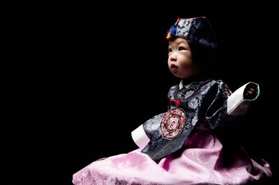 Cultural Elegance: Toddler in Hanbok