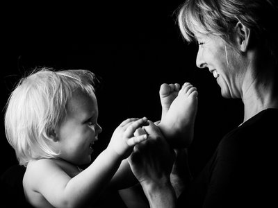 Johannesburg Mother Son Portrait – Laughter and Light