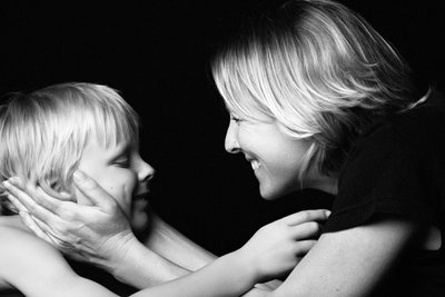 Johannesburg Mother Son Portrait – Face-to-Face