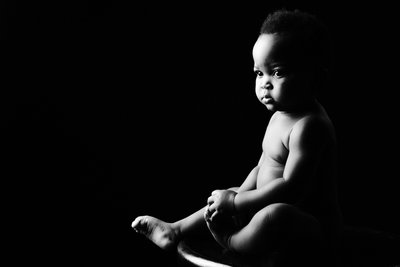 Fine art baby portrait in Johannesburg