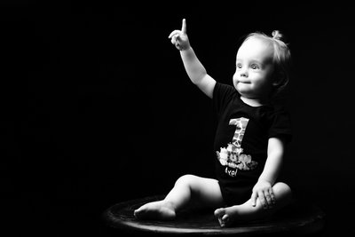 Baby milestone portrait in Johannesburg