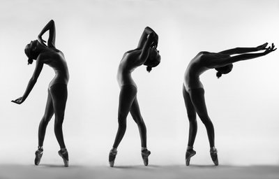 Movement in light portrait Johannesburg triptych study