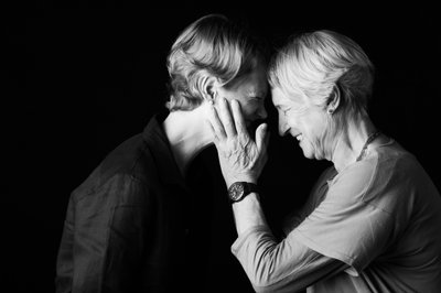 Mother and daughter across generations