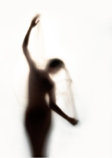 Veil of Grace: Abstract Silhouette