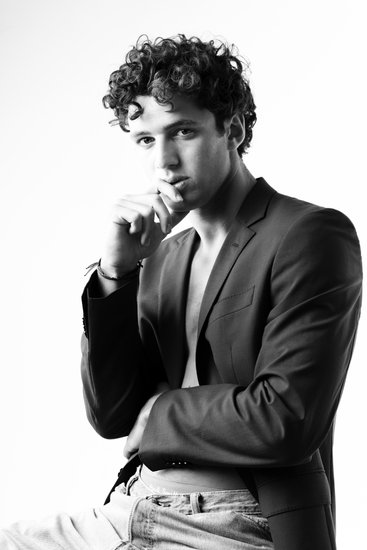 Male Model in Blazer and Denim