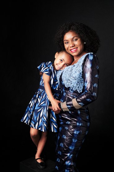 Mother and daughter dressed for legacy